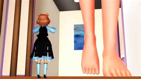 mmd giantess feet